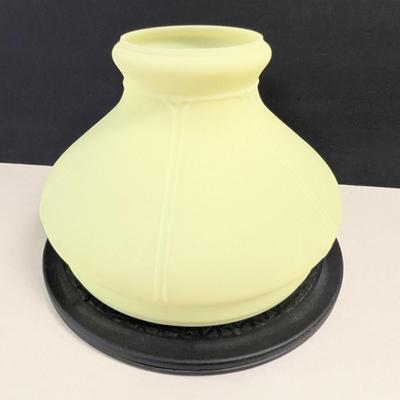 Sale Photo Thumbnail #418: Vintage Yellow Aladdin Lamp Shade