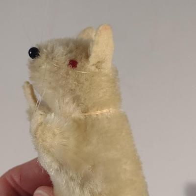 Sale Photo Thumbnail #921: Vintage Steiff Stuffed Animals- Bear and Mouse.  Items do not have tags.