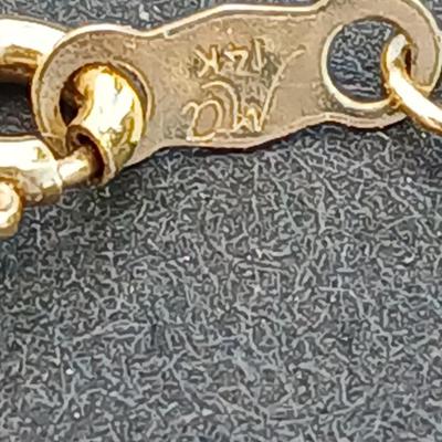 Two broken 14k gold necklace chains - 14 k - 2.04 grams for repair or scrap