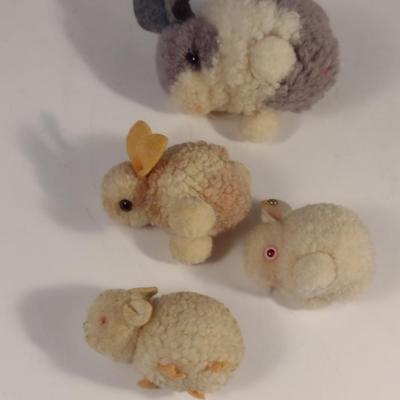 Sale Photo Thumbnail #926: Collection of Small, Steiff Bunnies.  Items do not have tags.