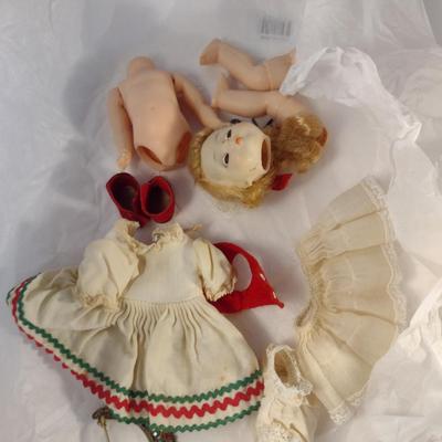 Sale Photo Thumbnail #933: Two Madam Alexander Dolls in Need of Repair.  From the 'Friends from Foreign Lands' collection- Portugal and Hungary