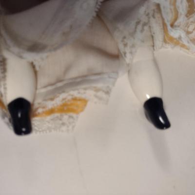 Sale Photo Thumbnail #946: Antique Porcelain Doll- Approx 13" Tall