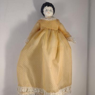 Sale Photo Thumbnail #944: Antique Porcelain Doll- Approx 13" Tall