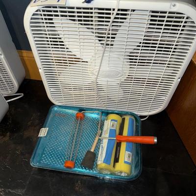 Sale Photo Thumbnail #227: D39-Box Fan and Painting Supplies