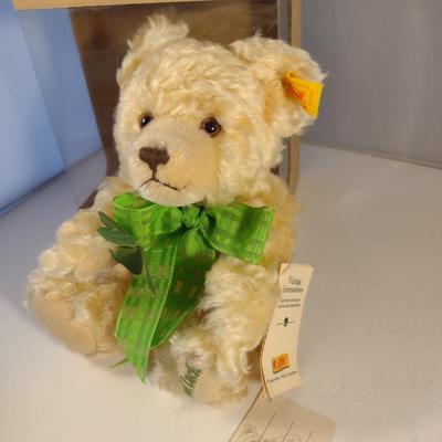 Sale Photo Thumbnail #961: Steiff Good Luck Bear- Approx 8" Tall