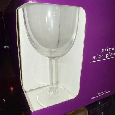 Sale Photo Thumbnail #252: D46-Wine glasses
One full box, one partial box – see photos