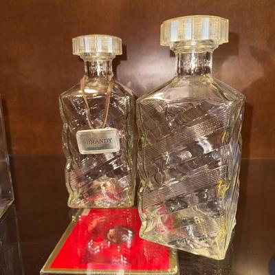 Sale Photo Thumbnail #286: D53-Decanter and Bottles
