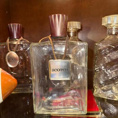 Sale Photo Thumbnail #284: D53-Decanter and Bottles
