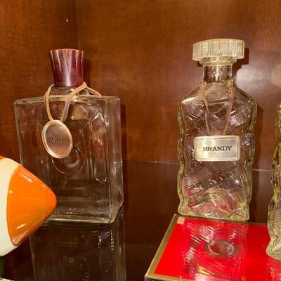 Sale Photo Thumbnail #285: D53-Decanter and Bottles