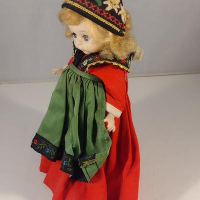 Sale Photo Thumbnail #981: Madam Alexander Doll- 'Swedish'- Approx 7 1/2" Tall