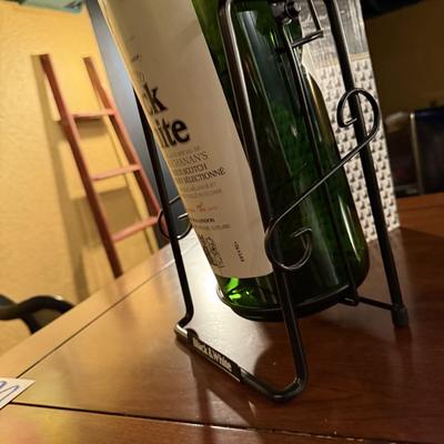 Sale Photo Thumbnail #293: D55-Large bottle (empty) with cradle stand