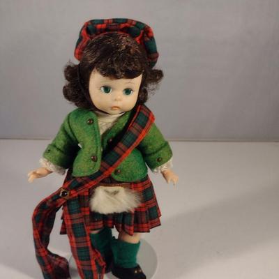 Sale Photo Thumbnail #1001: Madam Alexander Doll- 'Scottish'- Approx 7 1/2" Tall
