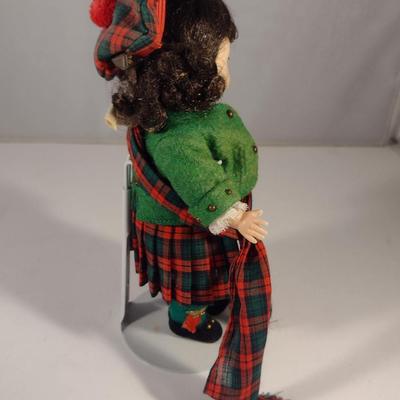 Sale Photo Thumbnail #1002: Madam Alexander Doll- 'Scottish'- Approx 7 1/2" Tall