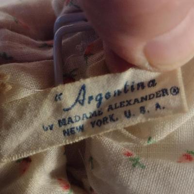 Sale Photo Thumbnail #1008: Madam Alexander Doll- 'Argentina'- Approx 7 1/2" Tall