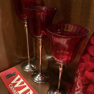 Sale Photo Thumbnail #302: D58-Glassware, corks and bar mats