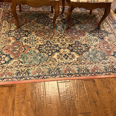 Pink/blue Persian rug