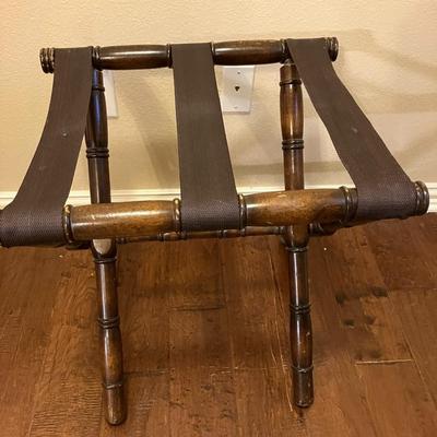 Vintage luggage rack