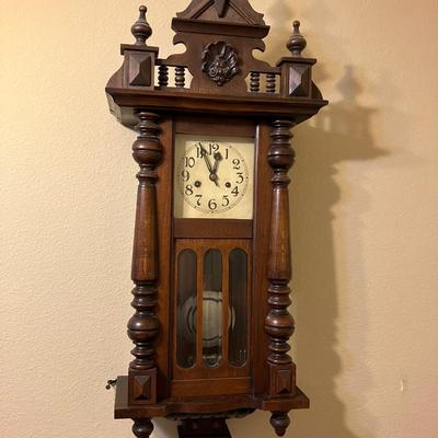 Vienna regulator wall clock
