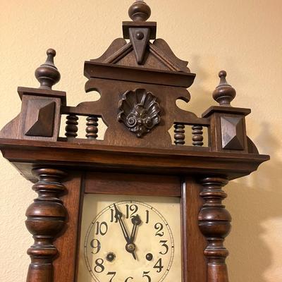Vienna regulator wall clock