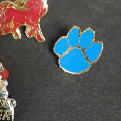 Enamel hat pins - I love Unicorns - Warning if you value your life - Ford Power - 1932 Ford 4 year Button pin and more