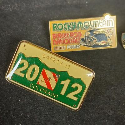 Enamel hat pins - I love Unicorns - Warning if you value your life - Ford Power - 1932 Ford 4 year Button pin and more
