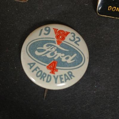Enamel hat pins - I love Unicorns - Warning if you value your life - Ford Power - 1932 Ford 4 year Button pin and more