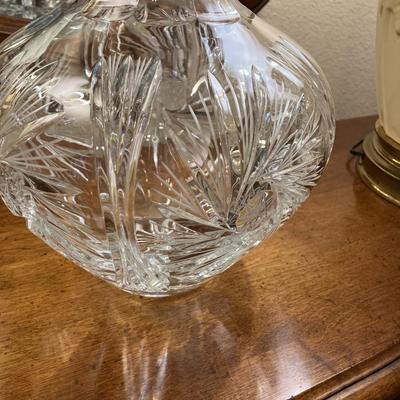 Sale Photo Thumbnail #157: American Brilliant cut glass vase measuring 10.5" H