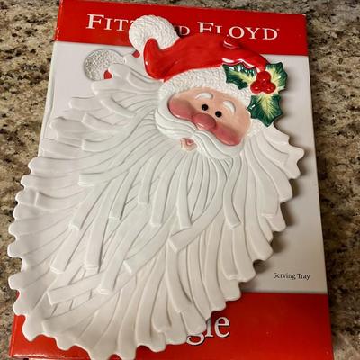 Sale Photo Thumbnail #165: Fitz & Floyd "Kringle" platter in original box