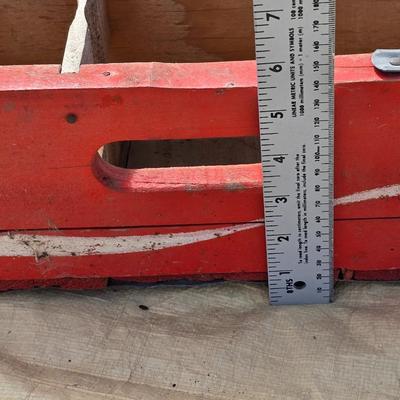 Vintage wooden Coca-Cola wood Crate - wood coke box - with collection of bottle openers - Cola crate