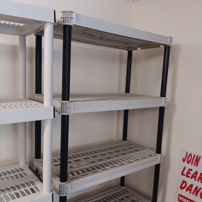 STURDY PLASTIC STORAGE SHELF