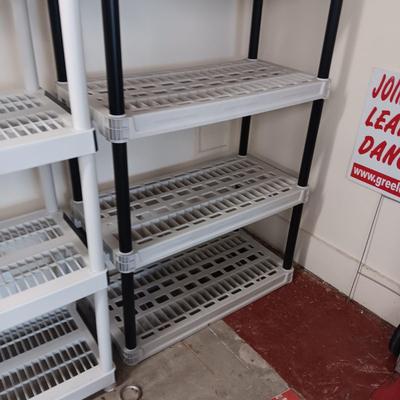 STURDY PLASTIC STORAGE SHELF