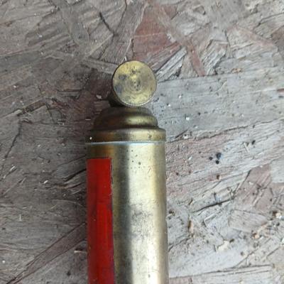 Vintage brass Fire Extinguishers - Pyrene manufacturing - and vintage Presto CB motorcycle fire extinguisher