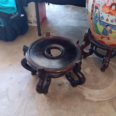 2 LARGE CHINESE PORCELAIN FISH BOWLS/PLANTERS