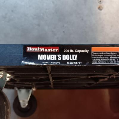 PLASTIC FURNITURE MOVER & A FOLDING MAGNA CART