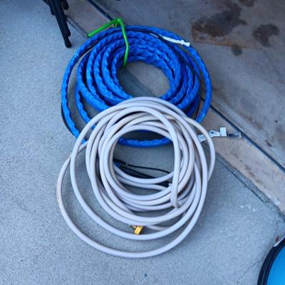 ELECTRIC HEATED HOSE AND A REGULAR GARDEN HOSE