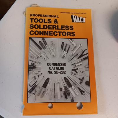 BRIEFCASE FULL OF TOOLS AND CONNECTORS