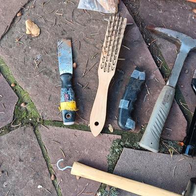 HAND TOOLS AND A CORDED DRILL