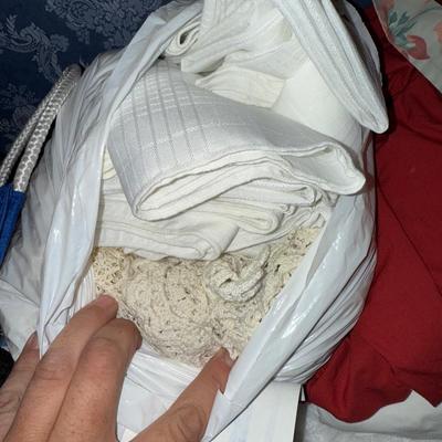 Sale Photo Thumbnail #434: UP11-pillows, sheets, doilies, plus extras