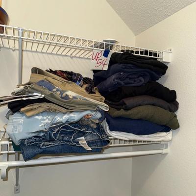 Sale Photo Thumbnail #596: UP54-miscellaneous clothing lot