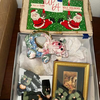 Sale Photo Thumbnail #613: UP64-decor box plus holiday Santa’s