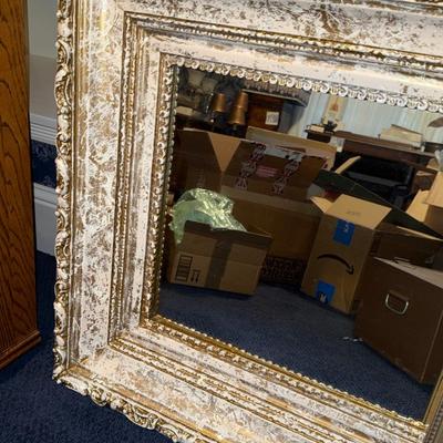 Sale Photo Thumbnail #622: UP67-stunning, large, ornate mirror, and framed art