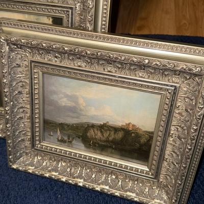 Sale Photo Thumbnail #621: UP67-stunning, large, ornate mirror, and framed art