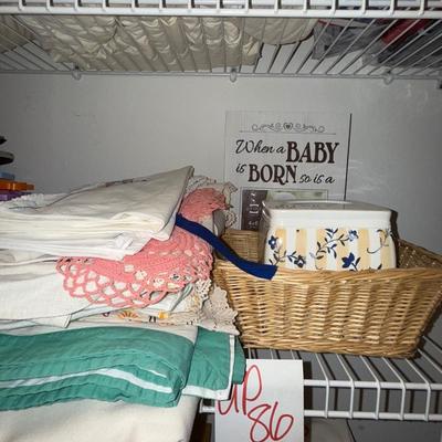 Sale Photo Thumbnail #671: UP86-linens plus miscellaneous