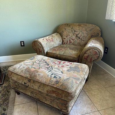 Connoisseur by Broyhill Armchair and Ottoman