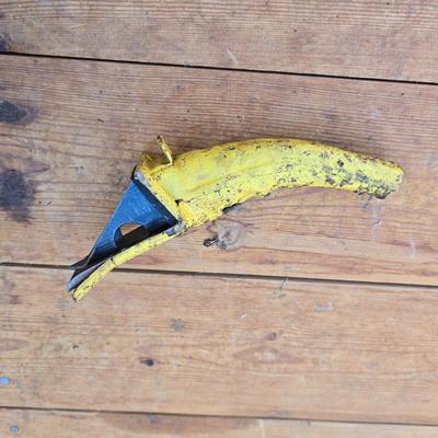 Vintage Behrens mfg. metal craftsman funnel - vintage American Parts company galvanized oil can with bendable spout - with pouring spout