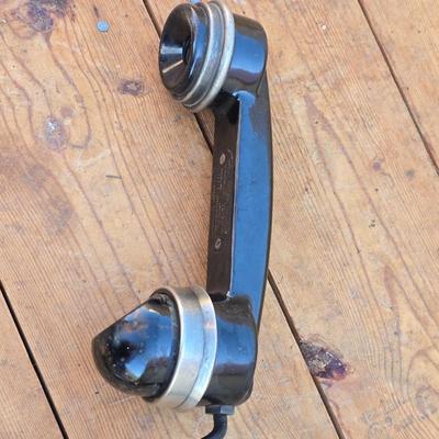 2-piece US Army signal corps WW2 era headsets TS-10-M