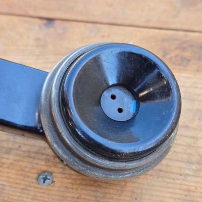 2-piece US Army signal corps WW2 era headsets TS-10-M