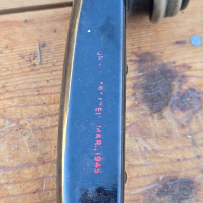2-piece US Army signal corps WW2 era headsets TS-10-M