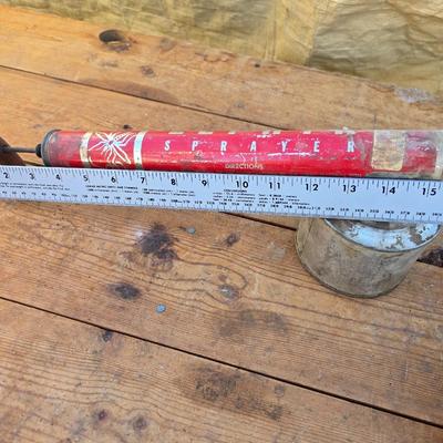 Two vintage bug duster / sprayers - Zephyr - Rawleigh Insect duster -