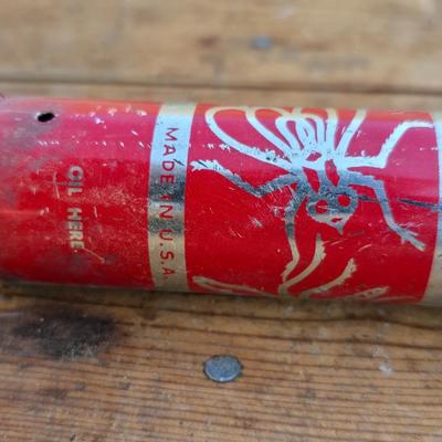 Two vintage bug duster / sprayers - Zephyr - Rawleigh Insect duster -
